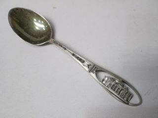 Monticello Home Of Thomas Jefferson Silver Souvenir Spoon