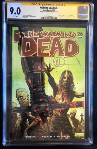 The Walking Dead 26 Cgc Signature Series 9.  0 Charlie Adlard