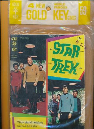 Gold Key 4 Pack.  Star Trek 8,  Turok 71,  Smokey Bear 3,  Twilight Zone 34