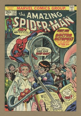 Spider - Man (1st Series) 131 1974 Fn 6.  0