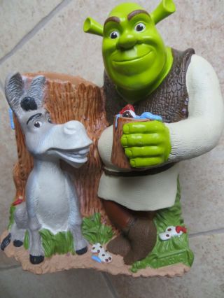Shrek 2 & Donkey Collectible Dixie Cup Holder Dispenser 887 Kids Bathroom Decor