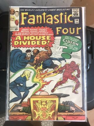 Fantastic Four 34 (jan 1965,  Marvel)