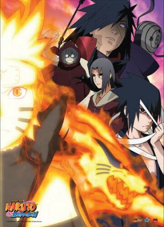 Naruto Shippuden Bad Guys Wall Scroll Poster Anime Manga