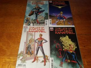 Marvel Comics The Life Of Captain Marvel 1 2 & 3,  Variant 4 Issues Nm (2018)