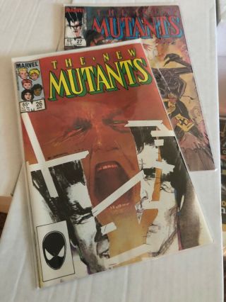 The Mutants 26 & 27 Nm - 1st And 2nd Appearance Of Legion Fx Show X - Men