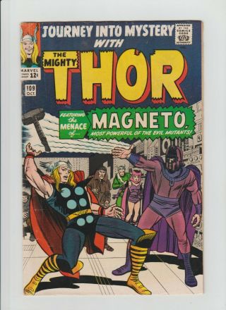 Journey Into Mystery 109 (oct.  1964.  Marvel) Fn - (5.  5) Thor Vs.  Magneto