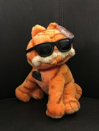 2004 W/tags Ty Beanie Babies Garfield The Movie Cool Cat Jim Davis Plush Stuffed