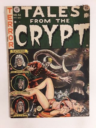 Tales From The Crypt 32 (vg 4.  0) 1952 Golden Age Ec Comics Great Cover