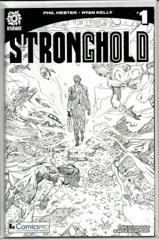Comicspro (2019) Stronghold 1 B&w Sketch Ryan Kelly Variant (aftershock)