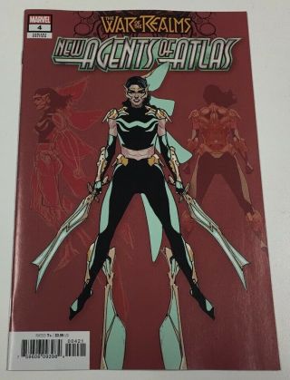 Marvel War Of The Realms Agents Of Atlas 4 Yu 1:25 Retailer Incentive