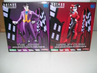 The Joker & Harley Quinn Artfx,  Statue Set Batman Animated Series Kotobukiya Mib