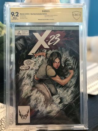 X - 23 1 Cgc Ss 9.  2 Signed Siya Oum Variant Sdcc Retailer Exclusive Rrp