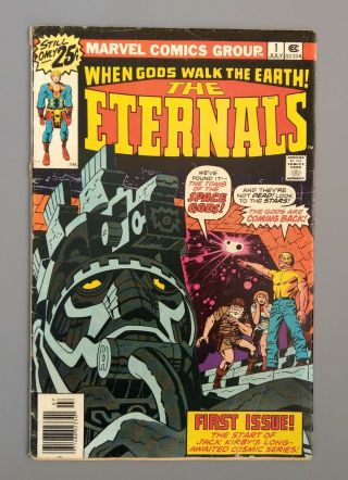 The Eternals 1 (marvel July,  1976) First Issue Jack Kirby