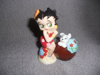 Betty Boop And Pudgy Hawaiian Magnetic Salt And Pepper By Westland