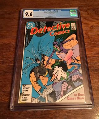Detective Comic 570 Cgc 9.  6 Joker & Catwoman Appearance Classic Cover ⭐️⭐️⭐️