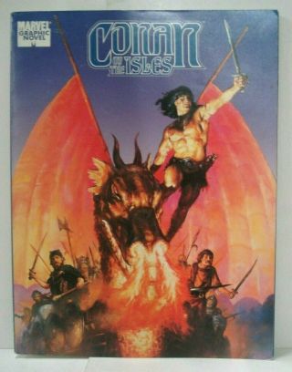 " Conan Of The Isles " Marvel Graphic Novel (1988)