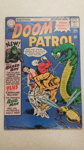 The Doom Patrol 99 Dc 1965 - First Appearance Of Beast Boy