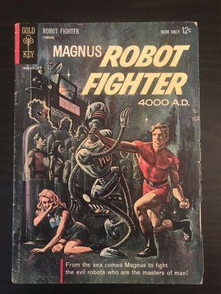 Magnus Robot Fighter 1 Gold Key 1963 Origin & 1st App Of Magnus