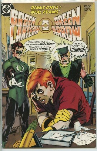 Green Lantern Green Arrow 1983 Series 5 Very Fine Comic Book