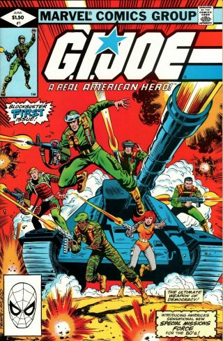 G.  I.  Joe 1 (marvel Comics 1982 Series) Nm
