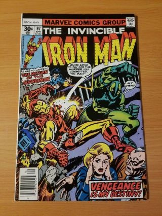 The Invincible Iron Man 97 Near Nm (1977,  Marvel Comics)