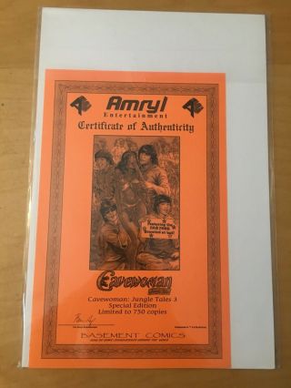CAVEWOMAN JUNGLE TALES 3,  SEXY BEATLES VARIANT,  LIMITED TO 750 WITH 5