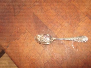 Vintage 1902 King Edward Vii Queen Alexandra Silver Plated Coronation Spoon