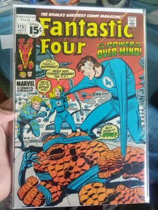 Marvel Comics Fantastic Four 115 1971 - Very Fine (vf) The Watcher