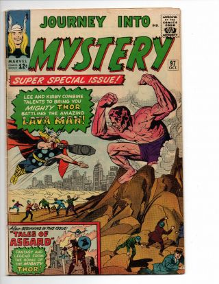 Journey Into Mystery 97 (1963 Marvel Comics) - 1st App.  Lava Man