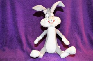 Vintage 1998 Warner Brothers Looney Tunes Bugs Bunny Plush Toy By Ace