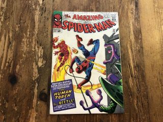 Spider - Man 21 Marvel Comics 1964 - 2nd App The Beetle Vf - B