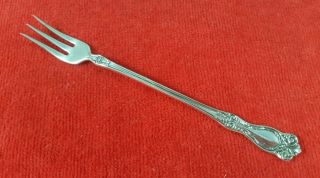 Vintage Antique Silverplate Cocktail Seafood Fork In Essex By Williams Bros