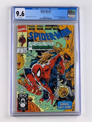 Marvel Spider - Man 6 Cgc 9.  6 Mcfarlane - Ghost Rider Hobgoblin App