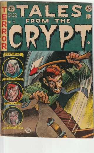 Old Ec Tales From The Crypt Comic Book 38 1953