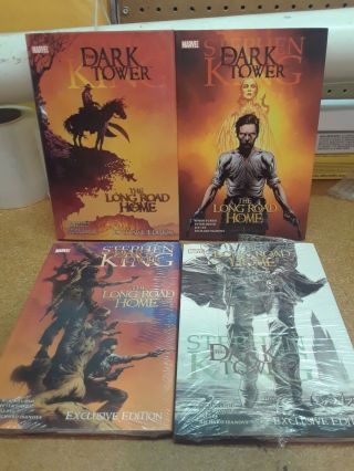 Stephen King The Dark Tower Long Road Home Marvel Hard Cover Comic 4 Books