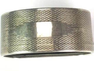 Antique English BIRMINGHAM Sterling Broadway & Co Silver 925 Napkin Ring No Mono 4