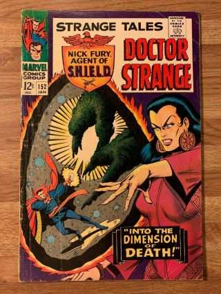 Strange Tales 152 (marvel 1967) Kirby & Steranko Red Skull Silver Age Nick Fury