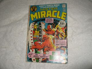 Vintage Dc Comics Mister Miracle 4 Oct 1971 Jack Kirby 1st Appearance Big Barda