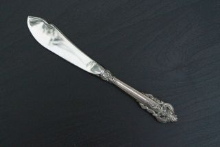 Antique Sterling Silver Handle Wallace Grande Baroque Master Butter Knife