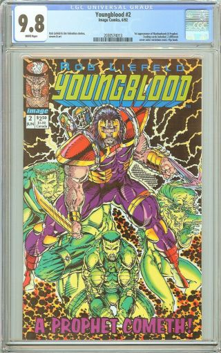 Youngblood 2 Cgc 9.  8 White Pages (1992) 2030574013