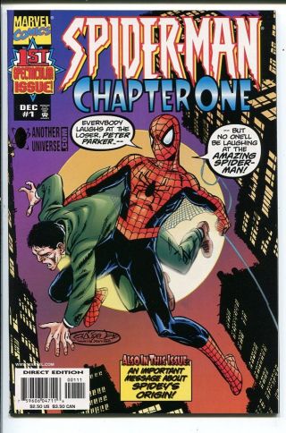 Spider - Man Chapter One 1 Another Universe Gold Foil Marvel 1991 Nm,