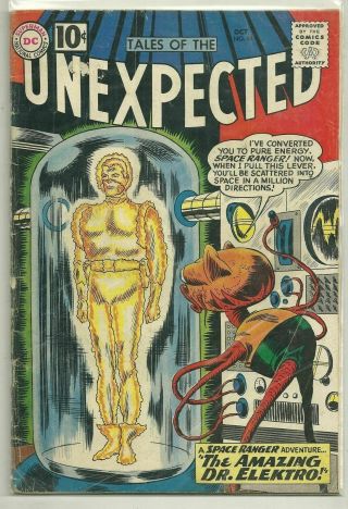 Tales Of The Unexpected 66 Dc (1961 Space Ranger) Silver Age Comic Fn/fn,