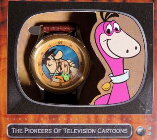 P207.  Hanna - Barbera The Flintstones Pioneers Of Animation Le Fossil Watch (1996)