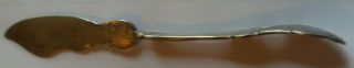 Antique 1881 Rogers A1 Twisted Silver Plate Butter Knife