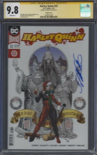 Harley Quinn 33 Variant_cgc 9.  8 Ss_signed By Cover Artist Frank Cho