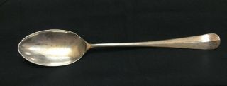 Vintage Leonard Silver Plated Italy Large Serving Spoon