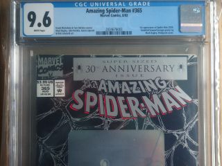 Spider - Man 365 Vol 1 - CGC 9.  6 - Hologram Cover 1st Spidey 2099 NM, 2