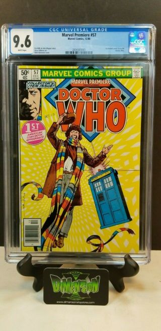 Marvel Premier 57 Cgc 9.  6 (1st Series) 1st Appearance Doctor Who Dec 1980 Nm,