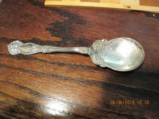Vtg Wm Rogers & Sons Aa Silverplate Jelly Spoon Arbutus