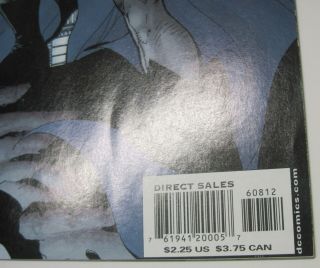 BATMAN 608 RARE SECOND PRINT JIM LEE GARGOYLE VARIANT COVER DC COMICS HUSH 3